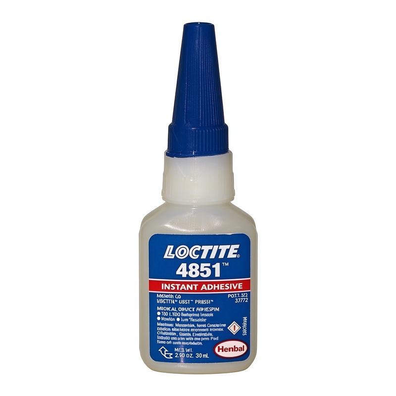 乐泰LOCTITE 4851 工业瞬干胶·黑色 东莞惠州现货